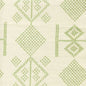 AC890-06 VACANCES Jungle Green on Tint Quadrille Fabric