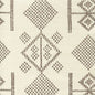 AC890-10 VACANCES New Brown on Tint Quadrille Fabric