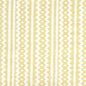 AC935WH-02 RIC RAC Gold On White Linen Cotton Quadrille Fabric