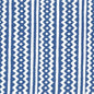 AC935WH-08 RIC RAC New Navy On White Linen Cotton Quadrille Fabric