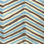 AC950-05 ZIG ZAG MULTI COLOR New Blue New Brown on Tint Quadrille Fabric
