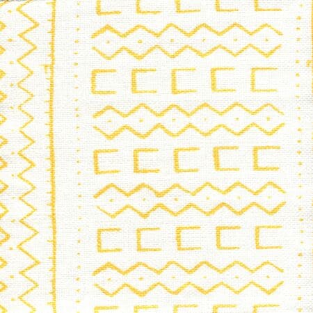 AC980-04 BEAU RIVAGE Yellow on Oyster Quadrille Fabric