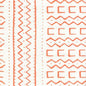 AC980-06 BEAU RIVAGE Orange on Oyster Quadrille Fabric