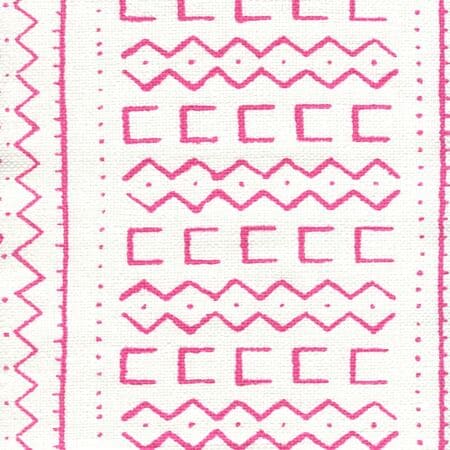 AC980-07 BEAU RIVAGE Magenta on Oyster Quadrille Fabric