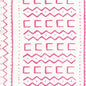 AC980-07 BEAU RIVAGE Magenta on Oyster Quadrille Fabric