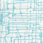 AC990-04 TWILL Turquoise on White Quadrille Fabric