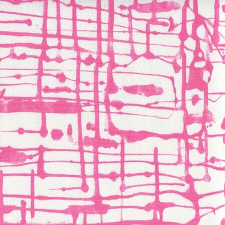 AC990-08 TWILL Magenta on White Quadrille Fabric