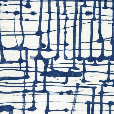 AC990T-12TLC TWILL Navy on Tint Quadrille Fabric