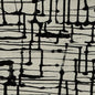 AC993-10 TWILL Black on Oatmeal Quadrille Fabric