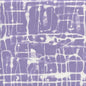 AC995-03 TWILL REVERSE Lavender on White Quadrille Fabric