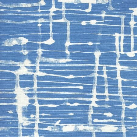 AC995T-06TLC TWILL REVERSE French Blue on Tint Quadrille Fabric