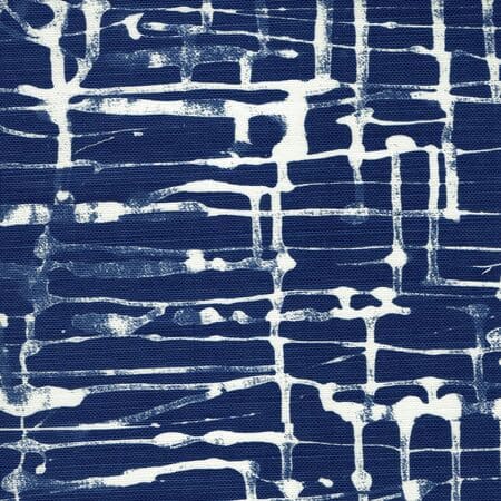 AC995T-12TLC TWILL REVERSE Navy on Tint Quadrille Fabric