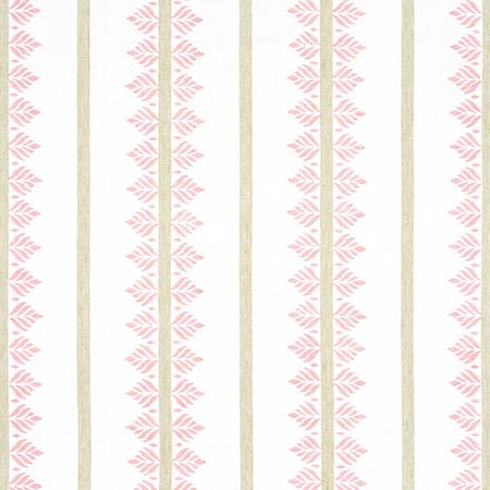 AF15100 FERN STRIPE Blush Anna French Fabric