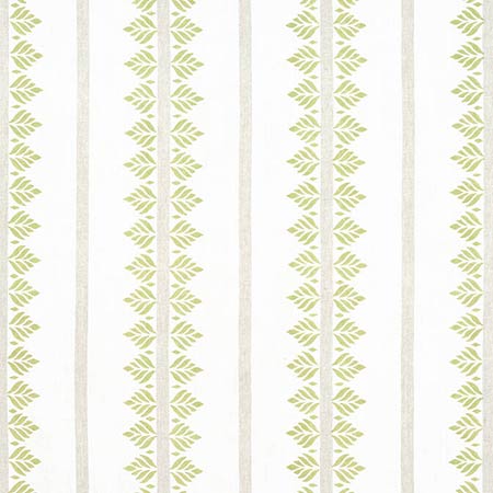 AF15102 FERN STRIPE Green Anna French Fabric