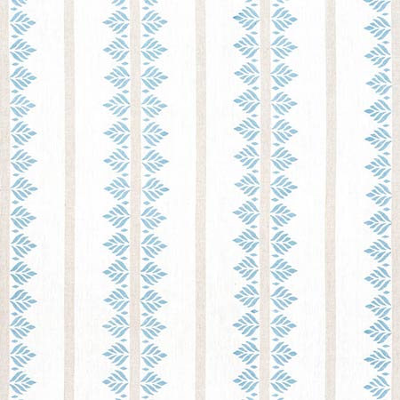 AF15103 FERN STRIPE Spa Blue Anna French Fabric