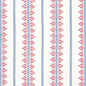 AF15105 FERN STRIPE Red and Blue Anna French Fabric