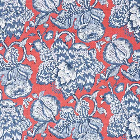 AF15109 WESTMONT Red and Blue Anna French Fabric