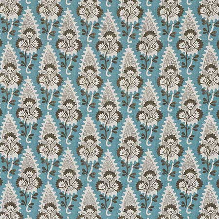 AF15122 CORNWALL Brown and Slate Anna French Fabric