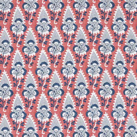 AF15124 CORNWALL Red and Blue Anna French Fabric