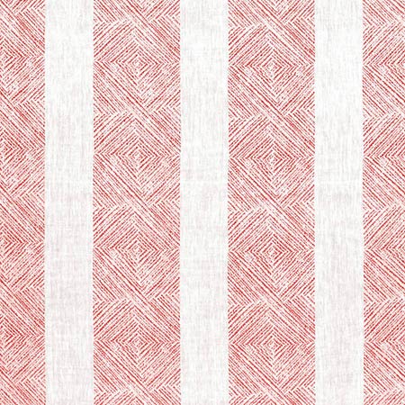 AF15126 CLIPPERTON STRIPE Red Anna French Fabric