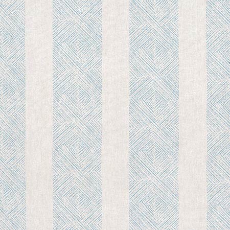 AF15129 CLIPPERTON STRIPE Blue on Natural Anna French Fabric