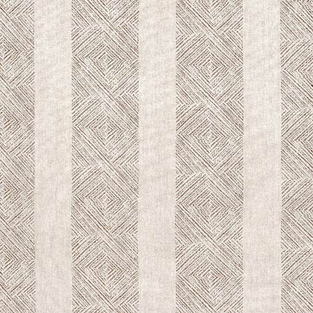 AF15130 CLIPPERTON STRIPE Brown on Natural Anna French Fabric