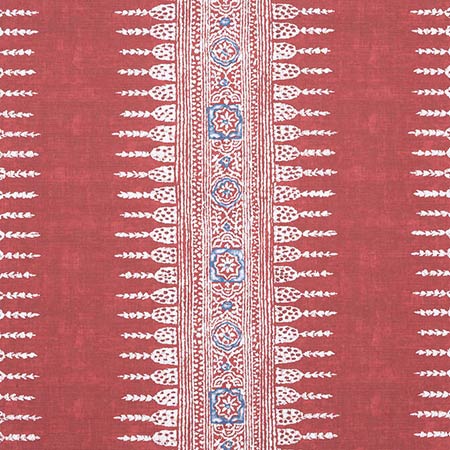 AF15138 JAVANESE STRIPE Red Anna French Fabric