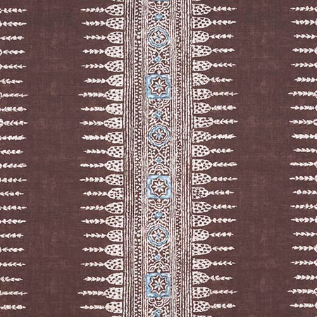 AF15139 JAVANESE STRIPE Brown Anna French Fabric