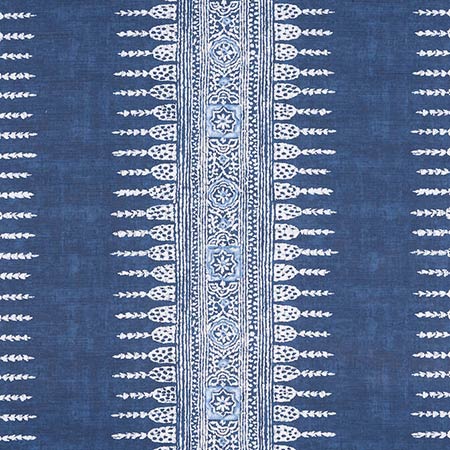 AF15142 JAVANESE STRIPE Navy Anna French Fabric