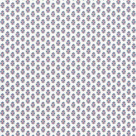 AF15166 JULIAN Red and Blue Anna French Fabric