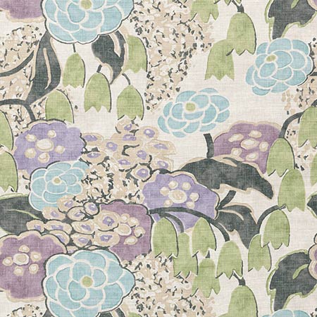 AF23101 LAURA Lavender and Green Anna French Fabric