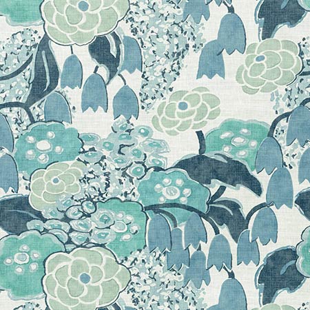 AF23105 LAURA Blue Anna French Fabric