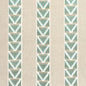 AF23121 BURTON STRIPE Linen and Turquoise Anna French Fabric