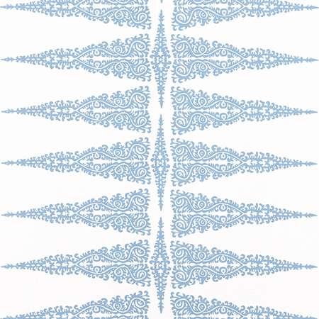 AF24543 ELLERY STRIPE Sky Blue on White Anna French Fabric