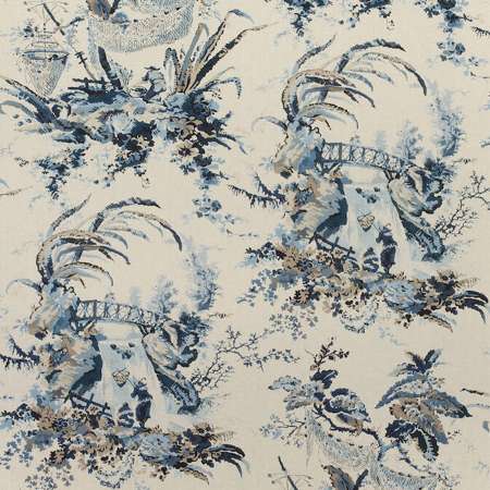 AF72983 MOOREA Blue Anna French Fabric