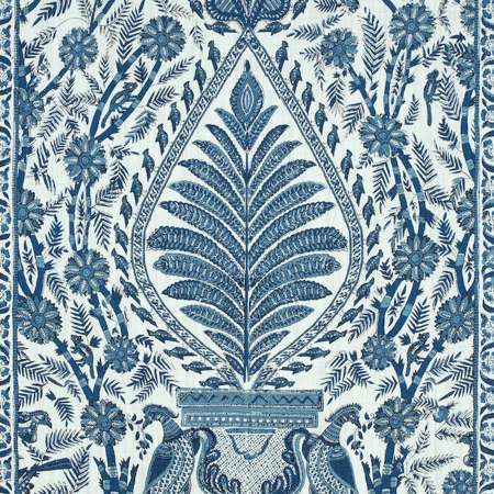 AF78725 PALAMPORE Blue and White Anna French Fabric