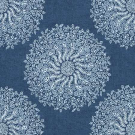 AF78730 LA PROVENCE Navy Anna French Fabric