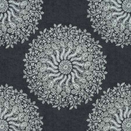 AF78731 LA PROVENCE Black Anna French Fabric