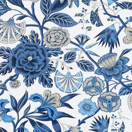 AF9621 CLEO Blue and White Anna French Fabric