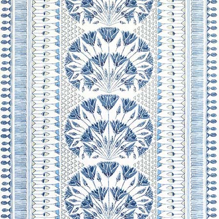 AF9624 CAIRO Blue and White Anna French Fabric