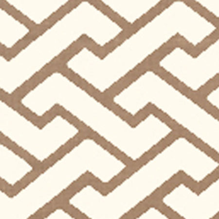 6340-08WP AGA Camel Ii On Tint Quadrille Wallpaper