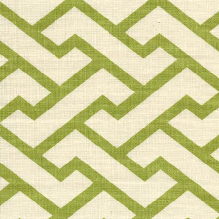 6340-14 AGA Pistachio Green on Tint Quadrille Fabric