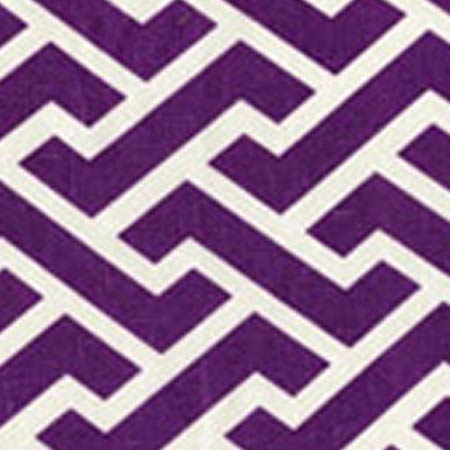 6345-40 AGA REVERSE Purple on Tint Quadrille Fabric