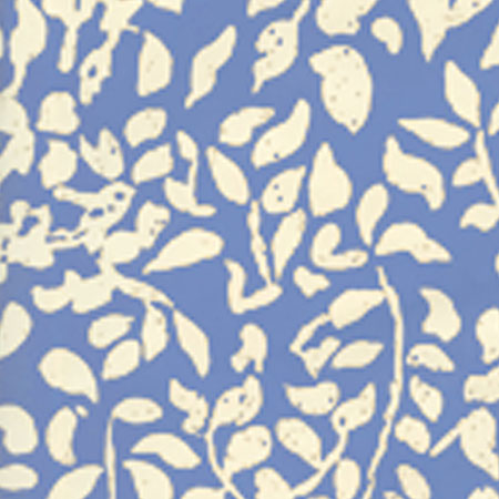 2035-04WP ARBRE DE MATISSE REVERSE French Blue On Off White Quadrille Wallpaper