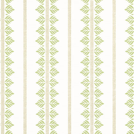 AT15102 FERN STRIPE Green Anna French Wallpaper