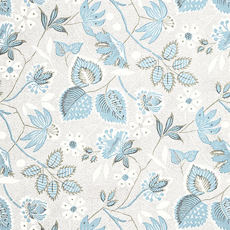 AT15114 INDIENNE HAZEL Spa Blue Anna French Wallpaper