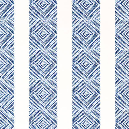 AT15128 CLIPPERTON STRIPE Navy Anna French Wallpaper