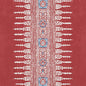 AT15138 JAVANESE STRIPE Red Anna French Wallpaper