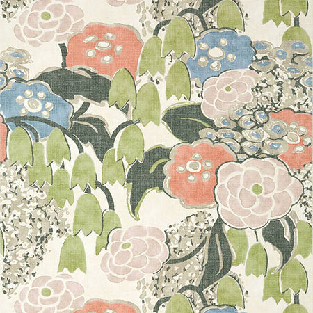 AT23100 LAURA Blush And Green Anna French Wallpaper