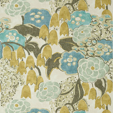 AT23102 LAURA Sage And Gold Anna French Wallpaper